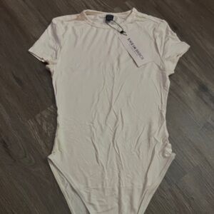 cream color bodysuit